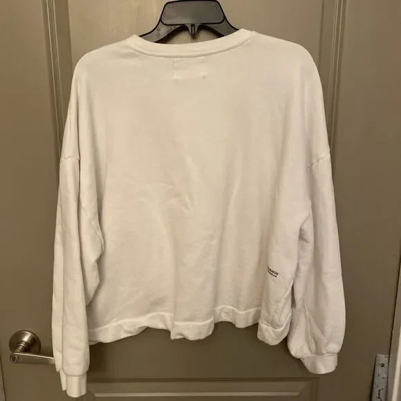 Disney Mickey Mouse & Friends White Retro Sweatshirt Large Genuine Mousewear - Picture 8 of 9